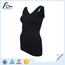 Traje de gimnasio de manga corta para mujer con secado rápido de Tabby Fabric